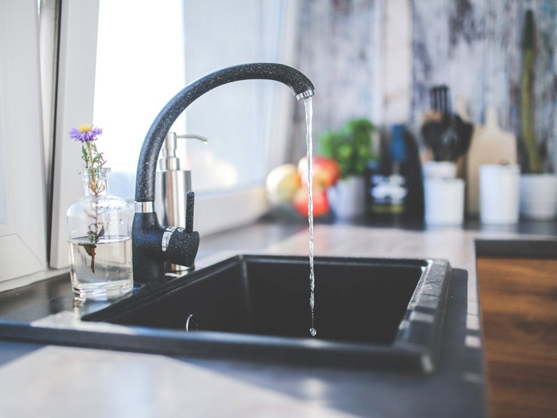 Water Flowing from a Faucet